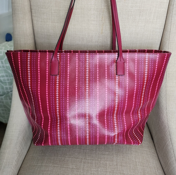 Kate Spade Pink Hearts Shoulder Bag - Picture 2 of 8